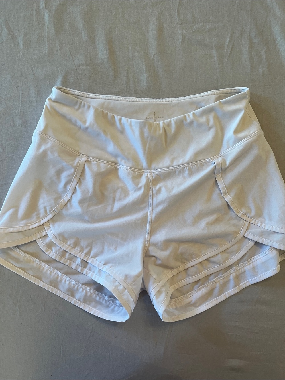 Women’s Performance Athletic Short, White, Small